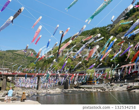 熊本縣小國町津立溫泉鯉魚釣節 132534258