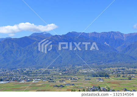 Autumn Azumino and Northern Alps Autumn Azumino and Northern Alps 132534504