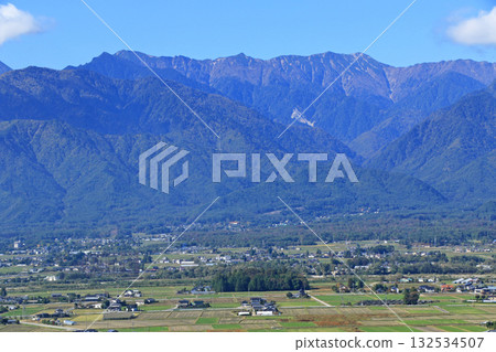 Autumn Azumino and Northern Alps Autumn Azumino and Northern Alps 132534507