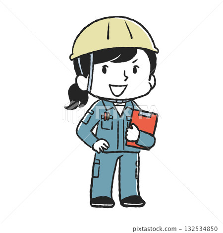 Woman working in a factory Woman working in a factory 132534850