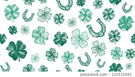clover, leaf, vector 132535081