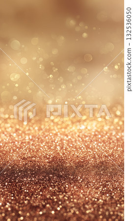 Shining Golden Party: Light Particles Abstract Background 132536050