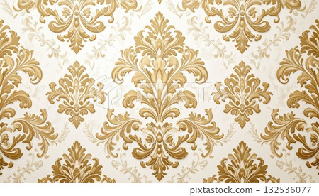 AI圖像:優雅的金色圖案背景素材 AI圖像:優雅的金色圖案背景素材 132536077