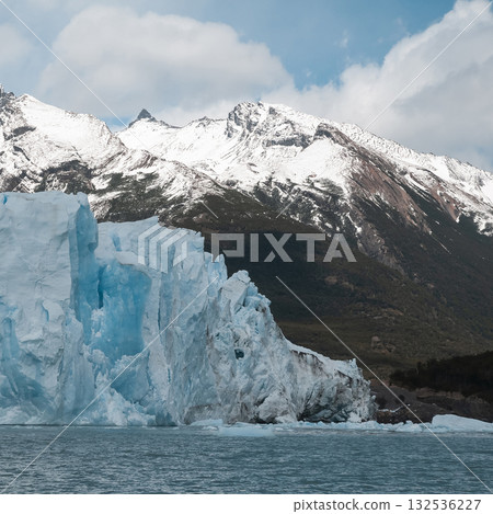 Perito Moreno Glacier, Los Glaciares National Park, Santa Cruz Province, Patagonia Argentina. 132536227