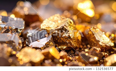 AI Image: Image of a golden ore AI Image: Image of a golden ore 132536577