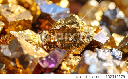 AI Image: Image of a golden ore AI Image: Image of a golden ore 132536579