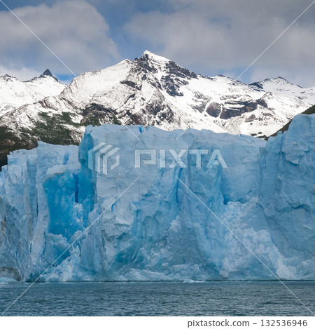 Perito Moreno Glacier, Los Glaciares National Park, Santa Cruz Province, Patagonia Argentina. Perito Moreno Glacier, Los Glaciares National Park, Santa Cruz Province, Patagonia Argentina. 132536946