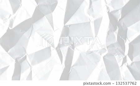 AI圖像:皺巴巴的白紙紋理 AI圖像:皺巴巴的白紙紋理 132537762