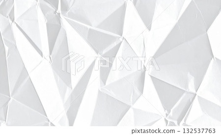 AI圖像：皺巴巴的白紙紋理 132537763
