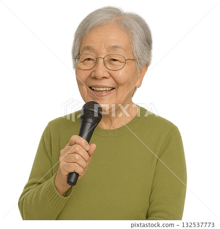 老婦人唱卡拉OK 老婦人唱卡拉OK 132537773