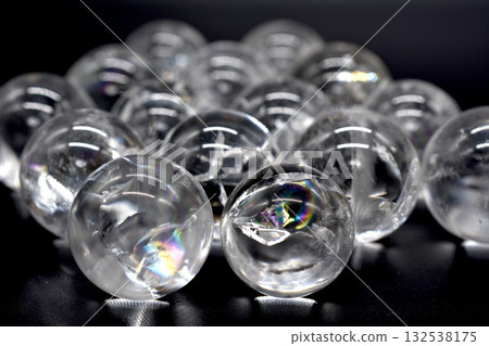 Macro photography of rainbow crystal Macro photography of rainbow crystal 132538175