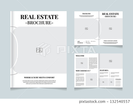 real estate marketing, presentation, real estate brochure 132540557