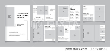 portfolio, business, template 132540582