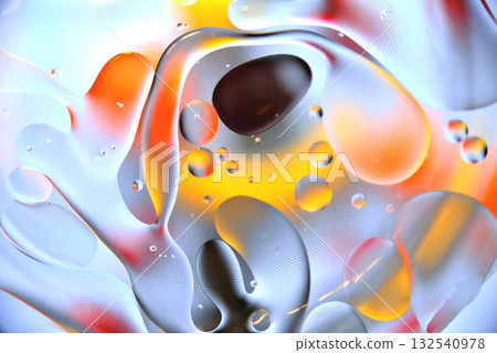 background, colorful balls and shapeless stains, blur background, colorful balls and shapeless stains, blur 132540978