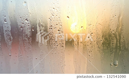 AI image: Condensed window glass 132541090