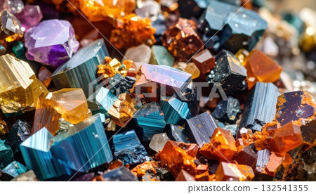 AI Image: Colorful mineral image 132541355