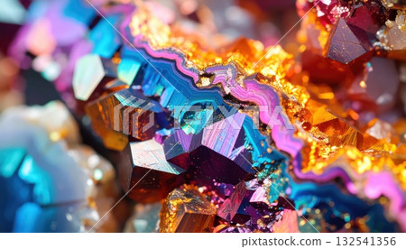 AI Image: Colorful mineral image 132541356