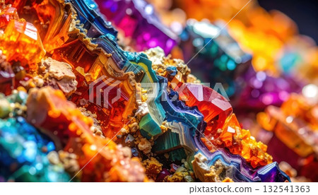 AI Image: Colorful mineral image 132541363