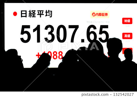 Tokyo Cityscape in Japan hits the 51,000 yen mark for the first time, closing at 51,307 yen 65 sen. The stock price surged thanks to Adtest on the 29th. 132542027