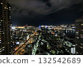 Night view of Osaka Bay seen from the hotel window 132542689
