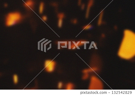 Red light effect on black background. Abstract wallpaper. Analog film effect. Blurred defocused. Lo-fi effect 132542829