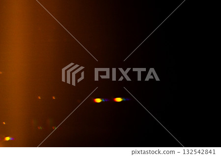 Floating glowing particles creating vivid cosmic pattern in digital space, teal and purple hues. Abstract, luminescent, futuristic, digital, vibrant, celestial, dynamic. Blurred effect. Lo-fi 132542841