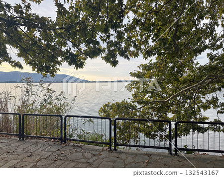 Morning on Lake Orestiada Morning on Lake Orestiada 132543167
