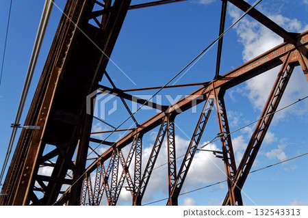 Old Vysehrad railway bridge linking the Nusle Valley with Smichov, Vyton, Prague, Czech Republic Old Vysehrad railway bridge linking the Nusle Valley with Smichov, Vyton, Prague, Czech Republic 132543313