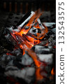 Charcoal fire 132543575