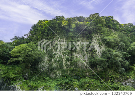 宮崎縣高千穗町高千穗峽、仙人屏風岩 宮崎縣高千穗町高千穗峽、仙人屏風岩 132543769