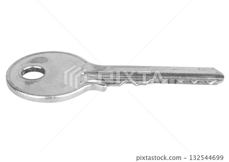 House key on white background 132544699