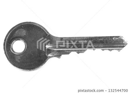 House key on white background 132544700