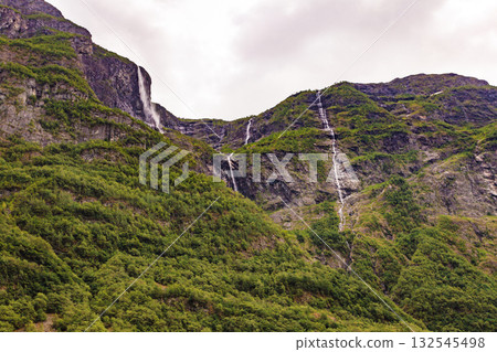 Waterfalls in mountains - Norway Waterfalls in mountains - Norway 132545498