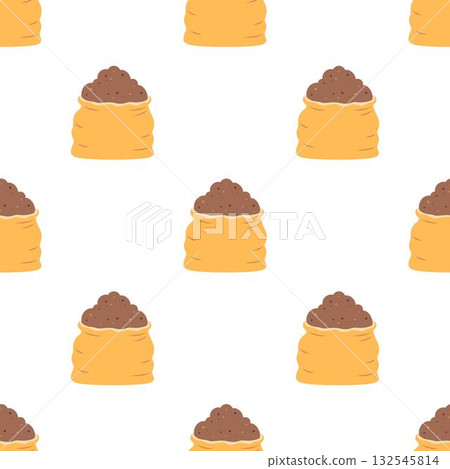 bag of soil seamless pattern bag of soil seamless pattern 132545814
