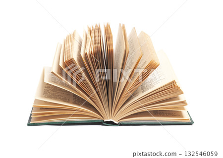 Open book isolated on white background. Open book isolated on white background. 132546059