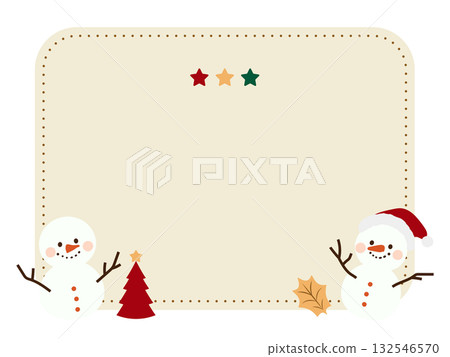 christmas headline frame 132546570