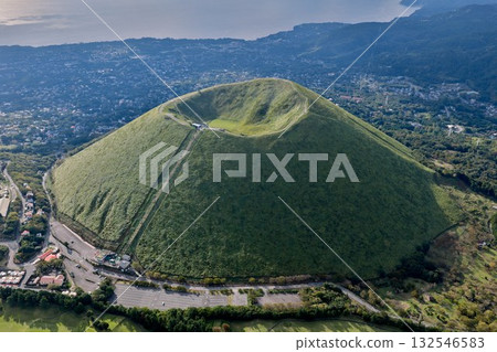 從空中俯瞰伊豆和大室山 132546583