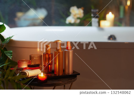 Luxurious Bath Products for Home Spa 132548062