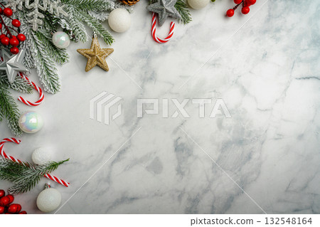 Christmas and New Year background 132548164