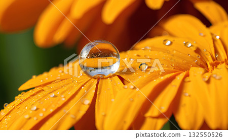 ladybug on a flower ladybug on a flower 132550526