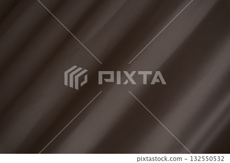 Abstract Brown Fabric Texture Background with Diagonal Folds 132550532