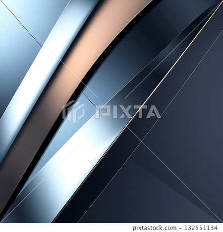 Holographic Flecks on Sculptural Metallic Forms 132551134