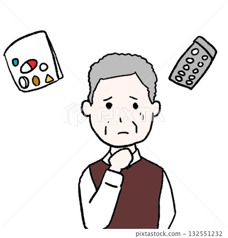 Illustration of polypharmacy Illustration of polypharmacy 132551232