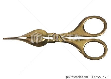 Antique brass candle candle wick trimmer scissors Antique brass candle candle wick trimmer scissors 132551478