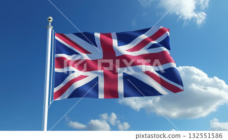 Artistic Representation Of The Union Jack 132551586