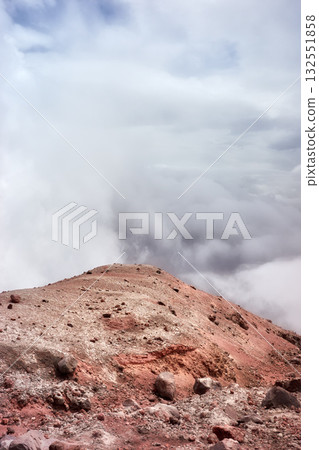 The slopes of Cotopaxi volcano, Ecuador. 132551858