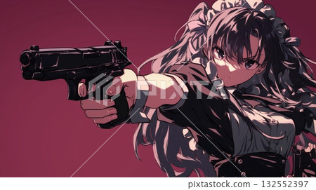 身著女僕裝的戰士 132552397