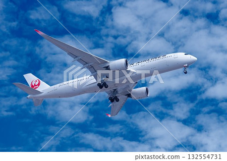 Japan Airlines (JAL) Airbus A350 passenger aircraft 132554731
