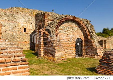 Ruins of Felix Romuliana in Gamzigrad, Serbia, on summer day Ruins of Felix Romuliana in Gamzigrad, Serbia, on summer day 132554777