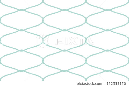 手繪螺旋圖案，金屬絲網風格，無縫，向量圖，藍色 132555150